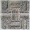 New Fashion cut to size Turkish Silver Travertine Split Face Mosaic Tile for your projects and home decoration CEM-SF-06-08