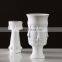 2021 Latest Face Vase White Unique Visage Vase Hot Sell Creative Modern Nordic Ceramic 6 Faces Flower Pot For Home Decor