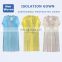 blue/ yellow isolation gown elastic cuff/ knit cuff