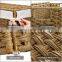 Super capacity folding hand-woven plastic rattan clothing storage basket storage box bin
