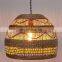 Hot Sale Pink Seagrass Pendant Lamp Shade Handwoven Ceiling lights Lampshade Cheap Wholesale Vietnam Manufacturer