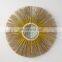 Wholesale Color Dipped Seagrass Boho Mirror Best Price Wall Mirror Decor Art Decor Manufacturer Vietnam Supplier