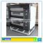 stainless steel bakery deck oven, 3 deck bakery oven, single deck gas oven