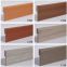 Wood grain laminated 9cm MDF floor laminate floor Wooden composite corner line Gray white black MDF baseboard