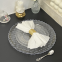 Wedding Decorative Clear Transparent Plastic Charger Plate Wholesale