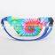 Fashion Tye Dye Polyester Belt Bag Adjustable Long Belt Bag Waist Belt Bag