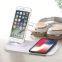 ABS-Verbundmaterial, wei?, Farbanpassung m?glich, Desktop-Ladesystem für Handy, Kopfh?rer und Watch, kabelloser 3-in-1-Ladeger?t
