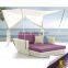 outdoor rattan wicker lying daybed for poolside patio garden sun lounger