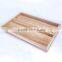 2016 natural wood packing handmade finished wooden custom gift box for food packing