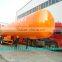 Biggest capcity 59.52 m3 lpg tanker trailer, tri-axle lpg propane transport semi trailer on sale in Nigeria