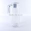 drinking glass water jug with lid and handle 1.0L/glassware jug
