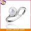 Simple design and cheape price pearl ring for women