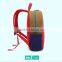 2016 fashion wholesale light canvas kids backpack for school