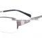 Metal Half Rim Men Eyeglass Frame Fashion Glasses Eyewear