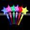 Color Star/Heart LED Light Stick Shiny Cheering Glow Flash Light Stick Christmas Gift Party