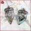 Wholesale Fashion Labradorite rhinestone beads pendants rainbow tourmaline charm paved pendants