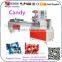 Automatic pillow seal japanese chinese turkish sweet candy bar Packing Wrapping Machine with Servo motor