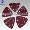 4''---7'' sand paper discs/paper disc with different shapes