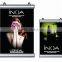 Black endcap and sliver body aluminium display banner