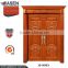 Customized entry position double leaf wooden door for sale
