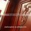 New arrival elegant luxury wooden front door designs from China