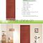 Top fashion new nature teak wood main door designs flat wood door in guangzhou