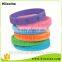 promotional custom wristband silicone bracelet,custom shape silicone bracelets