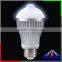 E24 E27 110v 220v 140degree sensor angle radar controlled microwave motion light sensor led light bulb