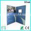 2.8 inch video brochure with plastic cover and earphone