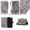 Stand Wallet Leather Case for Samsung Phone with Strap with Inside TPU Diamond Butterfly Design