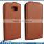 Genuine Leather Case for S6,Flip Leather Vertical Case for Galaxy S6 with Magnetic Buckle