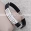 Fashion PU Cord Bracelets, with 316L Stainless Steel, with 5cm extender chain