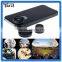 Top product Universal Clip Lens Mobile Phone lens 3 in 1 Lens 180 Degree Fish Eye