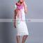 Ladies fashion hand painted custom wool scarf