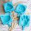 BPA Free Wholesale Cute Silicone Ice Cream Bar Mold Set