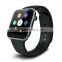 Heart rate monitor A9 smart watch, android and ios system compatible FM radio smart watch, 2015 new innovation bluetooth watch
