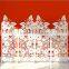 antique chinese wooden carved room divider screen