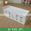 Household Extension Socket Orgnizing Box WPC White Detachable Home Storage Boxes Cable Organizer