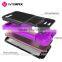 Low MOQ hard sheild armor combo back cover case with kickstand for apple iphone 7 wholesale cell phone case