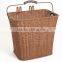 china wholesale plastic bicycle basket/Front brown bicycle bike basket