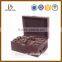 Big capacity red wine box for busienss gift can hold 6 bottles
