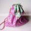unique fancy velvet packaging bag wholesale
