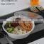 100% food grade microwave Round take away airtight container plastic food box with clear lid