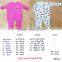 Cheap cotton warm toddler footed pajamas