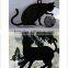2015 metal black cat Bookmark mystical cute hollow out cartoon bookmark for kids and promitosn