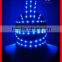 Remote controlled LED tron dance helmet, light up robot helmet, LED robot helmet