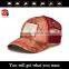 Wholesale Custom Vintage Flat Embroidery Printed Distress Curved Bill Mesh Trucker Cap And Hat                        
                                                Quality Choice