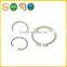 C shaped metal clips