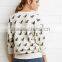 2015 Cheap wholesale  clothing long sleeve printing sweat shirt for women