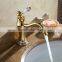 Long lifetime Stable performance bathroom gold/rose gold basin faucet